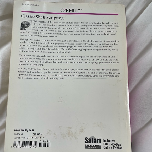 Classic Shell Scripting Book - Picture 2 of 3